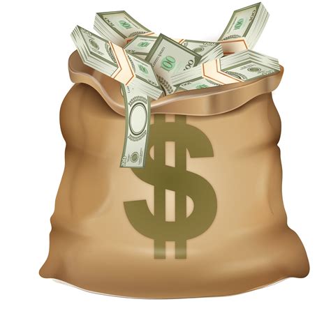 Money Bag Clip Art Money Bag Clipart Free Transparent Png Clipart