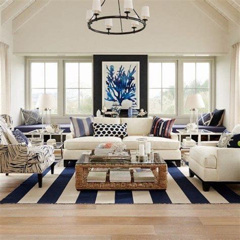Navy Blue And White Decor Lovely How To The Hamptons Style For Less In