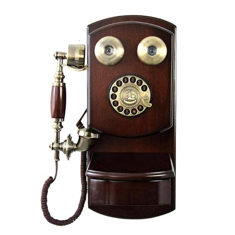 Buy Moving Ship Rotary Classic Brown Corded Telephones Retro Old