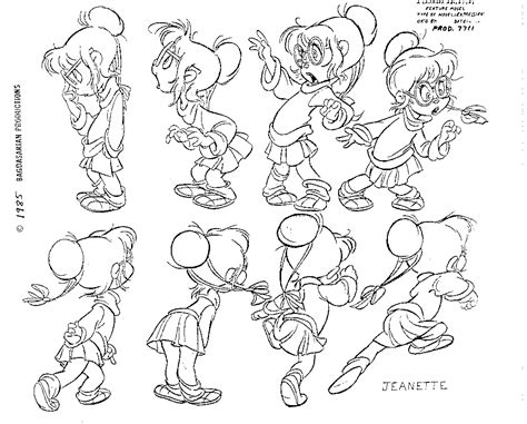 These Chipmunk Model Sheets Are Everything I Ever Needed Cartoon