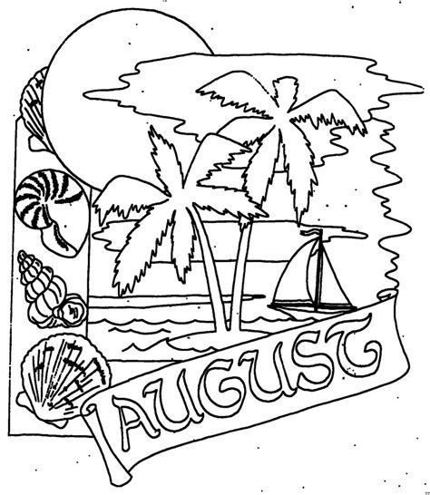 Jul 13, 2021 · 13. August Mit Palmen Ausmalbild & Malvorlage (Monatsbilder)