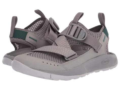 Chaco Rubber Odyssey Vegan Sport Sandal In Light Grey Gray For Men