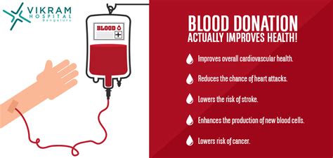 If you have certain health conditions, you may not be able to donate blood. Benefits of Blood Donation - Vikram Hospital Blog