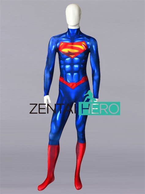 3d Printed New 52 Superman Costume Cosplay Costume Superman Costumes