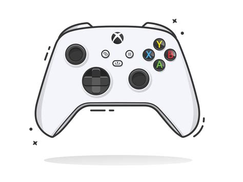 Elutasít Udvariasság Pusztaság Xbox Controller Illustration Fül Sűrű