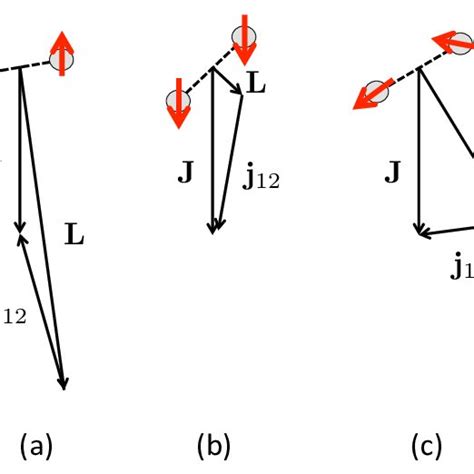 Schematic Classical Representation Of The Angular Momentum Coupling Of