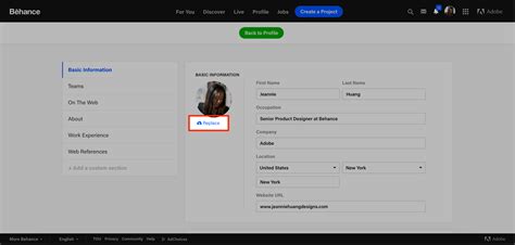Guide Profile Avatar Behance Helpcenter