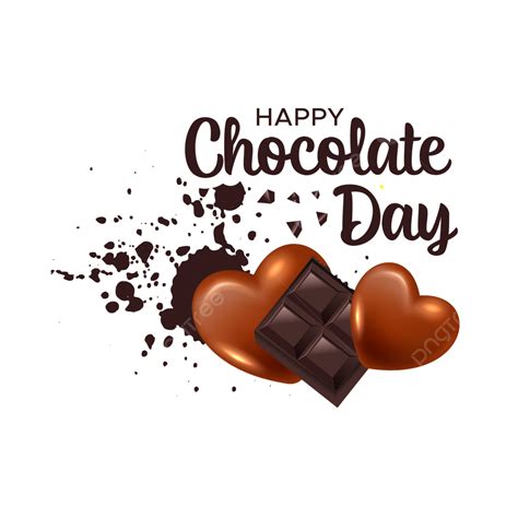 Chocolate Splash Vector Hd Png Images Happy Chocolate Day With Splash