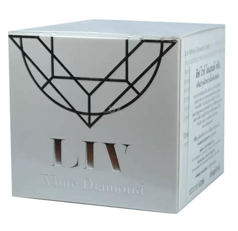 Liv White Diamond 30 G ลิฟ ไวท์ ไดมอนด์ ครีมวิกกี้ สวยเลอค่า ออร่าดุจ