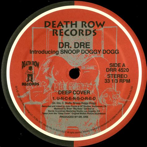 Dr Dre Deep Cover 2006 Vinyl Discogs