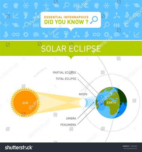 Vector Infographic Solar Eclipse 112603682 Shutterstock