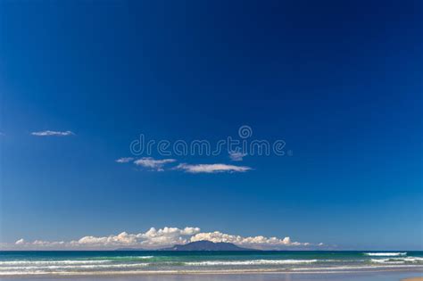 Spiaggia Di Pakiri Auckland Nuova Zelanda Fotografia Stock Immagine