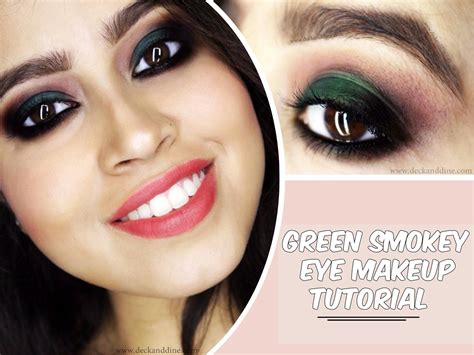 Quick Simple And Easy Green Smokey Eye Makeup Tutorial Deck And Dine