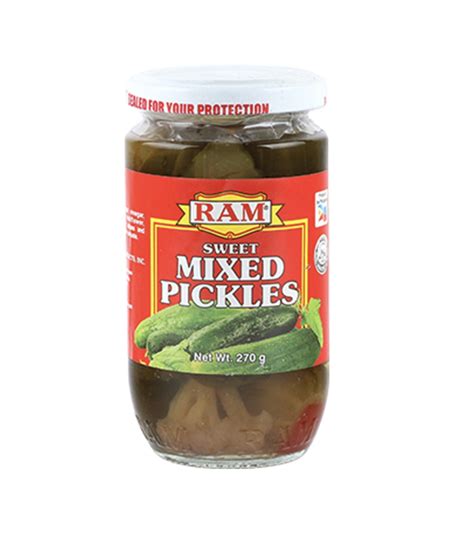 Sweet Mixed Pickles Ram 24 X 270 G Ittrade