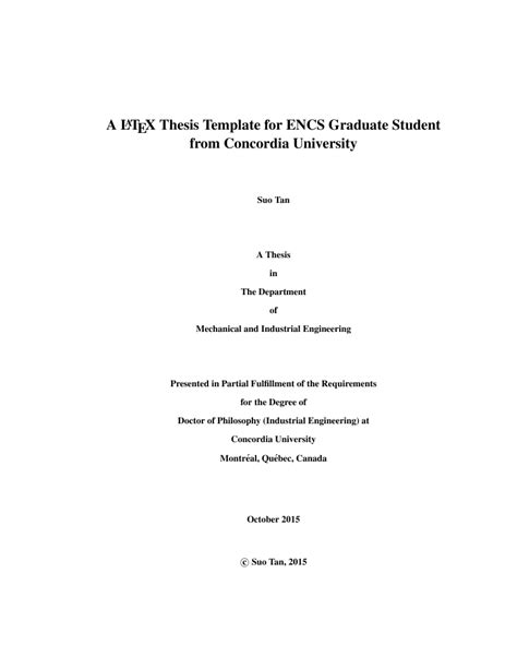 Title Page Of Thesis Apa Format Thesis Title Ideas For College