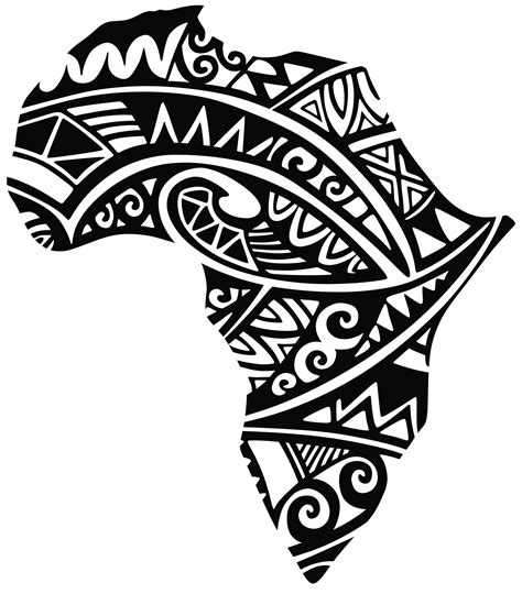 Silhouette Africa Tribal Tattoo Wall Stickers In 2022 African