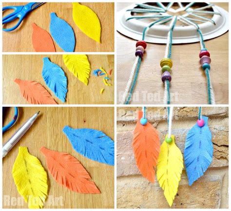 Paper Plate Crafts Dream Catchers With Hearts Red Ted Arts Blog