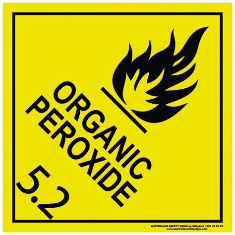 Class 5 Organic Peroxide 5 2 Discount Safety Signs New Zealand