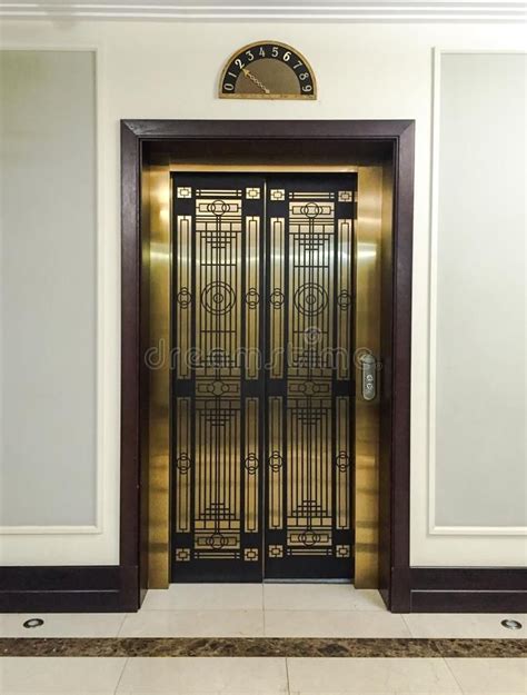 Luxury Elevator Door Elevator Door In A Luxury Residential Building