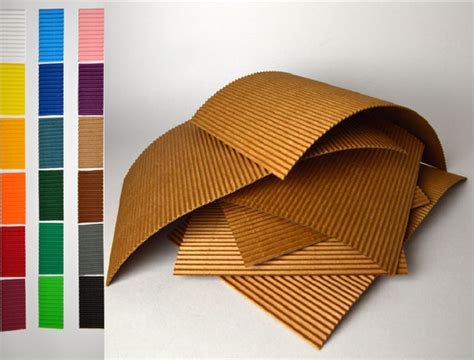 8 Medium Sheets 9 X 5 34 Corrugated Cardboard For