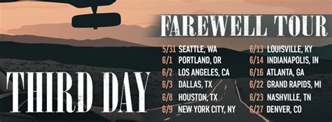 Third Day Announces 2018 Farewell Tour