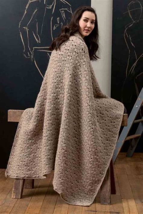 Diese kreative strickdecke beinhaltet eine. Strickanleitung Decke
