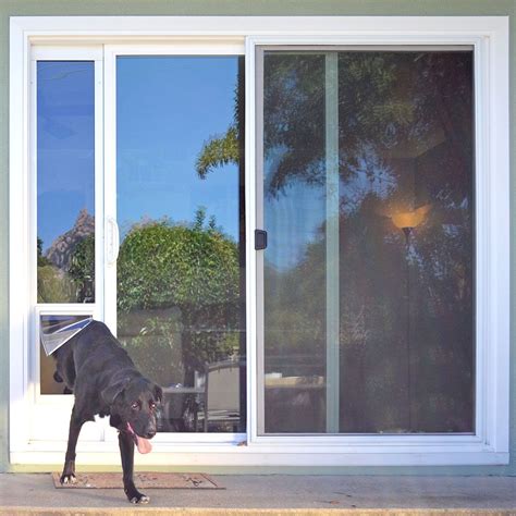 It's a delicate project that requires help from a professional handyman. Sliding Door Dog Door Insert | Ideal Fast Fit Patio Panel ...