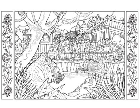 Simply bring the animals to your home with these free printable coloring pictures, and surprise your children by coloring the different zoo animals with them. Get This Tiger Coloring Pages Realistic Animal Printables ...
