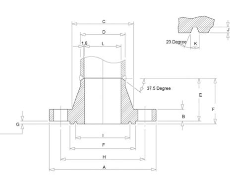 Ring Type Joint Flanges Manufacturer Ansi B165 Rtj Flange Dimensions