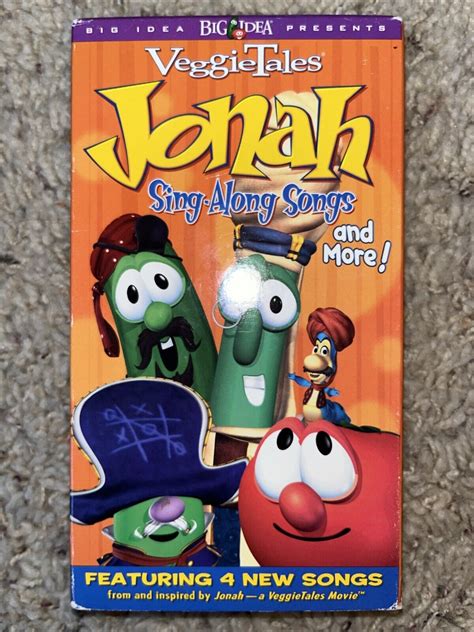 Veggietales Jonah Sing Along Songs Vhs Grelly Usa