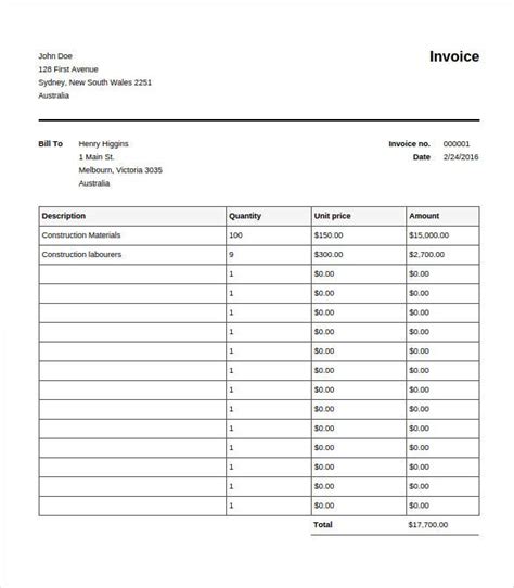 With our free invoice templates, you can create professional invoices in ms word, so there is no need for expensive software. 48+ Blank Invoice Templates - AI, PSD, Google docs, Apple Pages | Free & Premium Templates