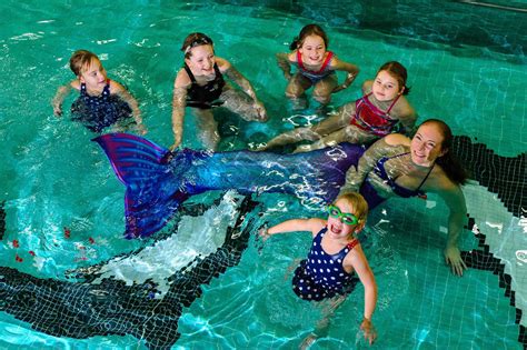 Video Children Swim With A Mermaid At Diss Leisure Centre