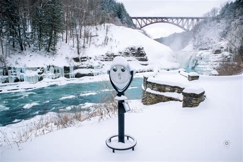 Its A Winter Wonderland At Letchworth State Park Photo Rrochester