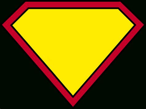 Fascinating Blank Superman Logo Template Free Logo Templates Perler