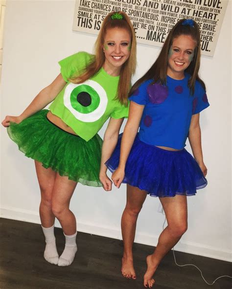 Mike And Sully Duo Halloween Costumes Halloween Costumes Friends