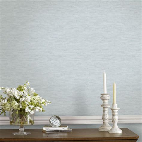 Graham And Brown Gray Calico Stripe Removable Wallpaper 32 780 The Home
