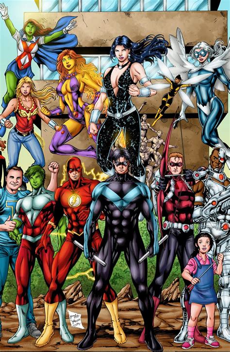 Report The Titans Tv Line Up Revealed Comics Dc Comics Artwork Dc