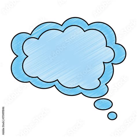Dream Cloud Isolated Icon Vector Illustration Design Stock Image And