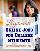 Images of Legitimate Online Jobs For College Students