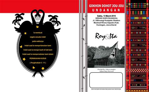 Format file master atau file terbaik karena format file psd bisa mengarsipkan ke cd atau ke hard drive ekternal menjurus stabil dan juga aman. Design, Offset, installation,: Undangan Batak