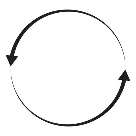 Download Two arrows circle - Transparent PNG & SVG vector file