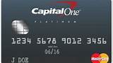 Credit Score Capital One Platinum Photos