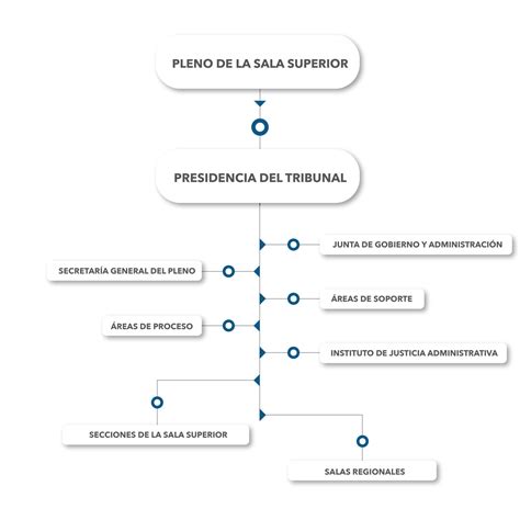 Organigrama Tribunal De Justicia Administrativa Del Estado De México