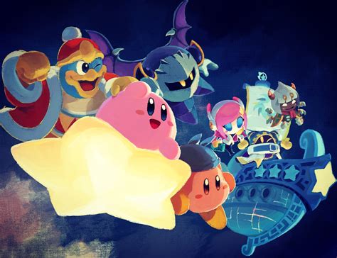 Kirby Meta Knight King Dedede Magolor Bandana Waddle Dee And More Kirby Drawn By