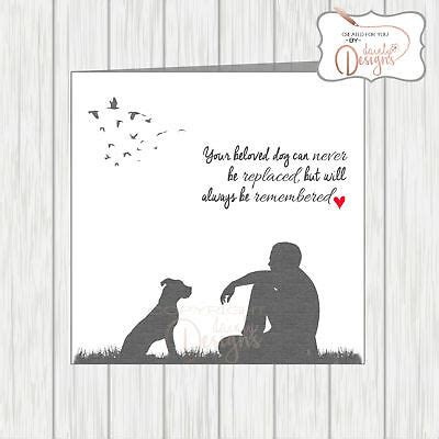 A person who has never owned a dog has missed a wonderful part of these condolence messages are written with a grieving dog owner in mind. Sorry For The Loss Of Your Pet Sympathy Card Man & Dog Silhouette Best Friends | eBay