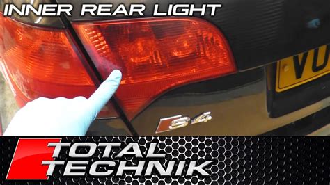 How To Remove Rear Tail Light Inner Audi A4 S4 Rs4 B7 Total