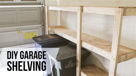 His wife thinks he's a genius and so do we. DIY Garage Shelves // How-to - YouTube in 2020 | Diy ...