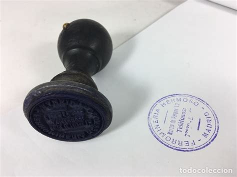 Antiguo Tampón O Sello De Estampar Ferrominer Comprar Herramientas