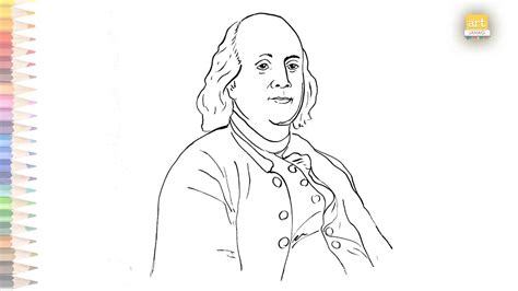 Benjamin Franklin Drawing Benjamin Franklin Founding Father Of The