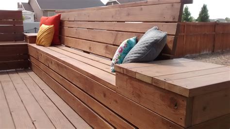 Albert Blog How To Build Space Saving Deck Benches For A Small Deck